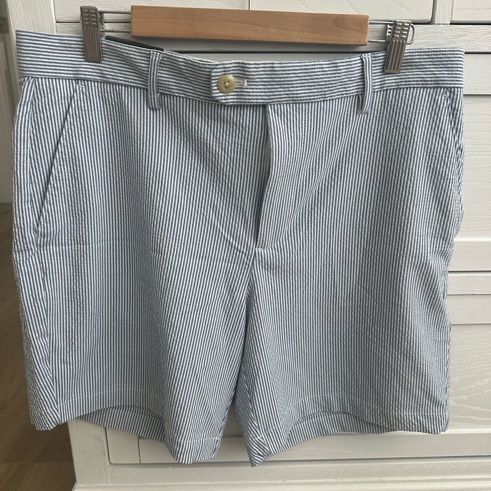 Banana Republic Classic Blue Striped Men's Shorts